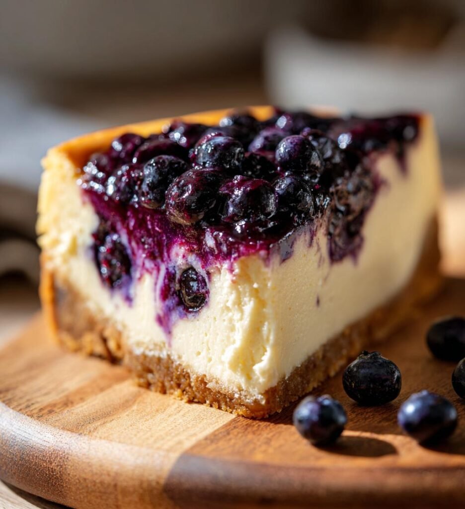 Blauwe Bes Cheesecake (juli versie)