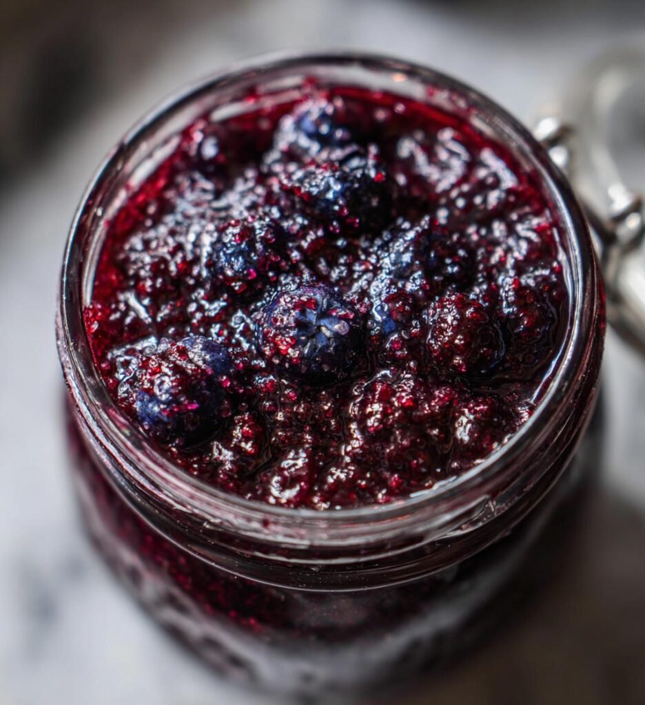 Blauwe Bes Compote (juli versie)