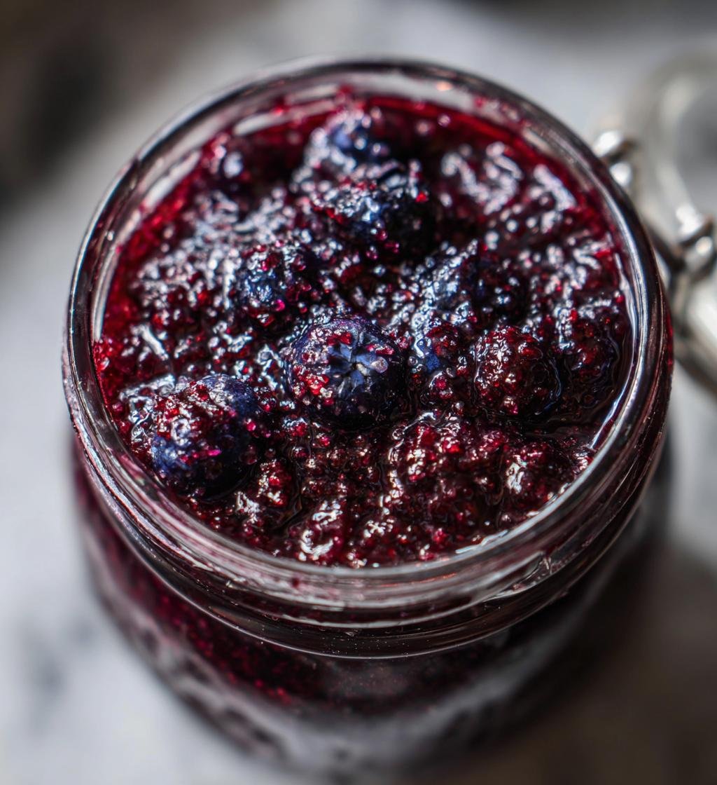 Blauwe Bes Compote (juli versie)