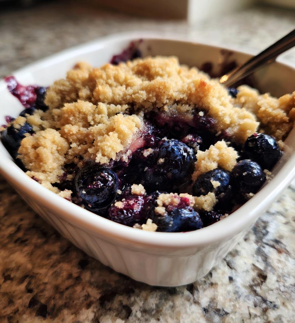 Blauwe Bes Crumble (juli versie)