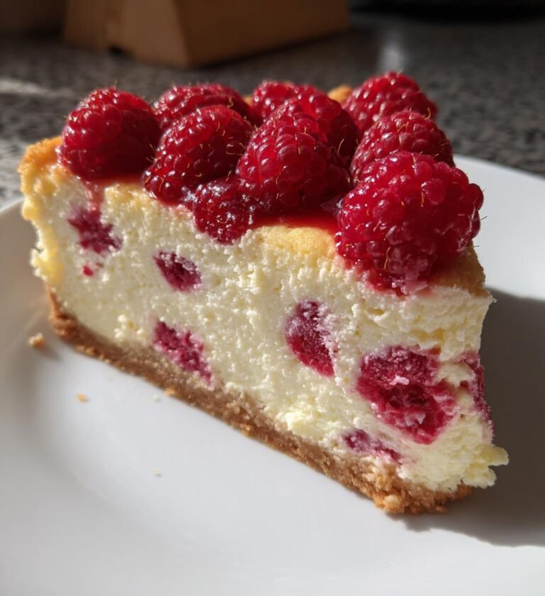Frambozen Cheesecake (juli versie)