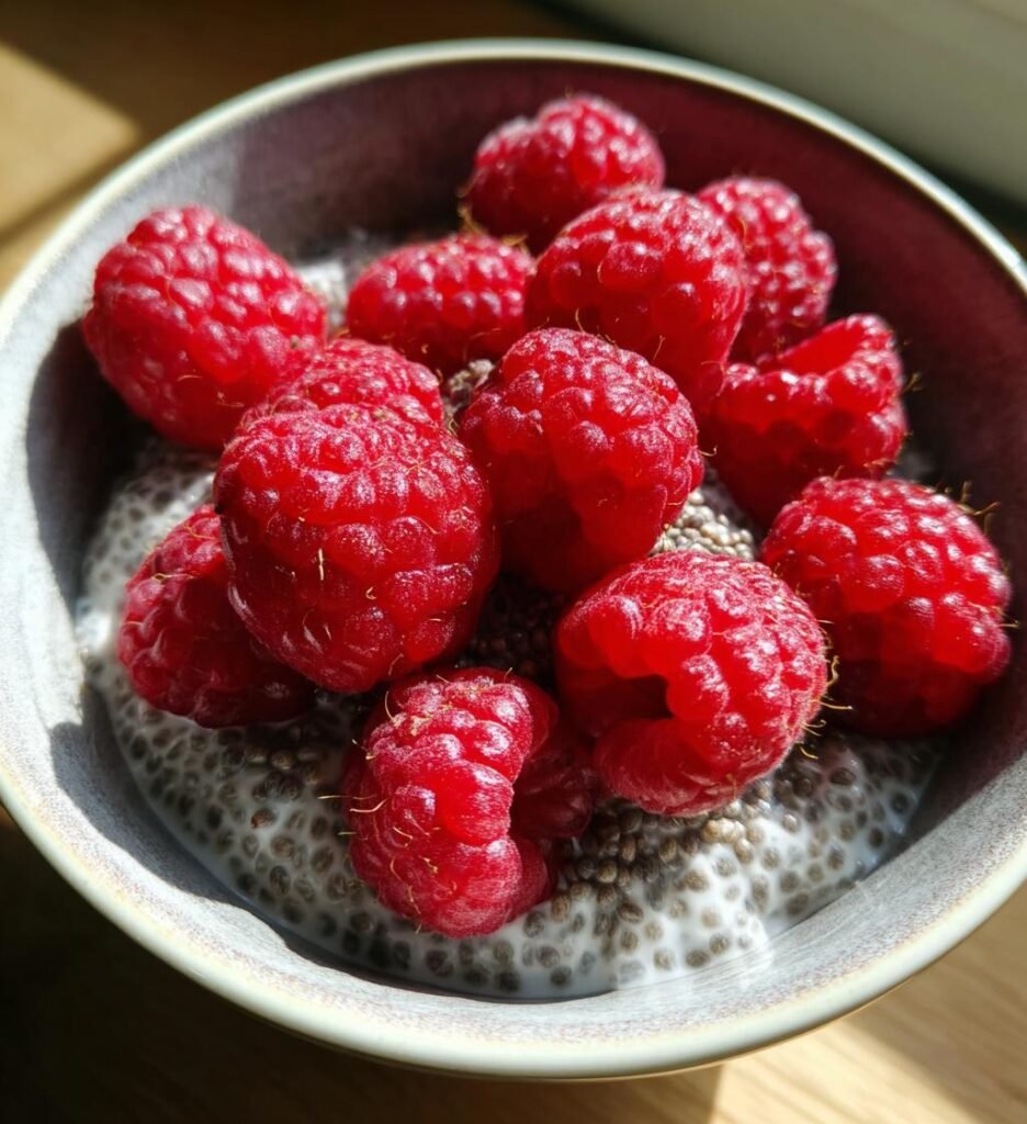 Frambozen Chia Pudding