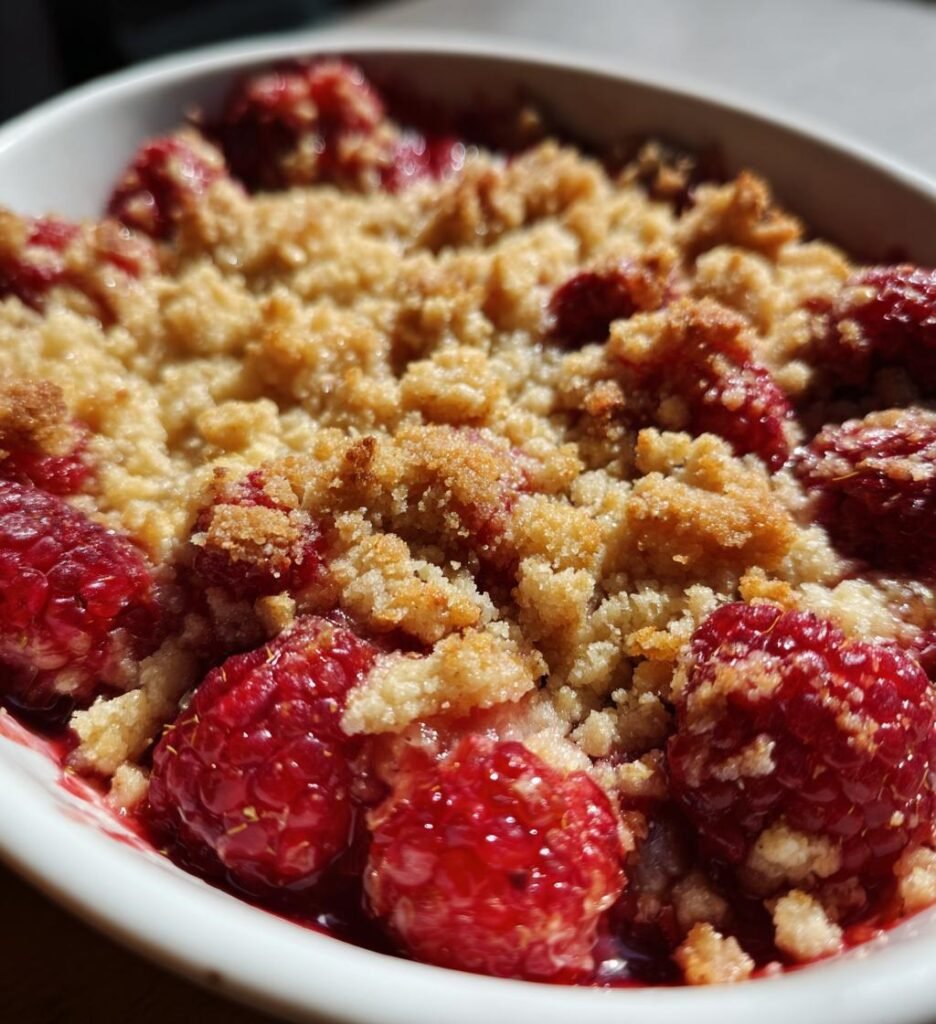 Frambozen Crumble (juli versie)