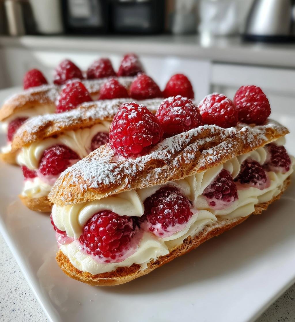 Frambozen Eclairs (juli versie)