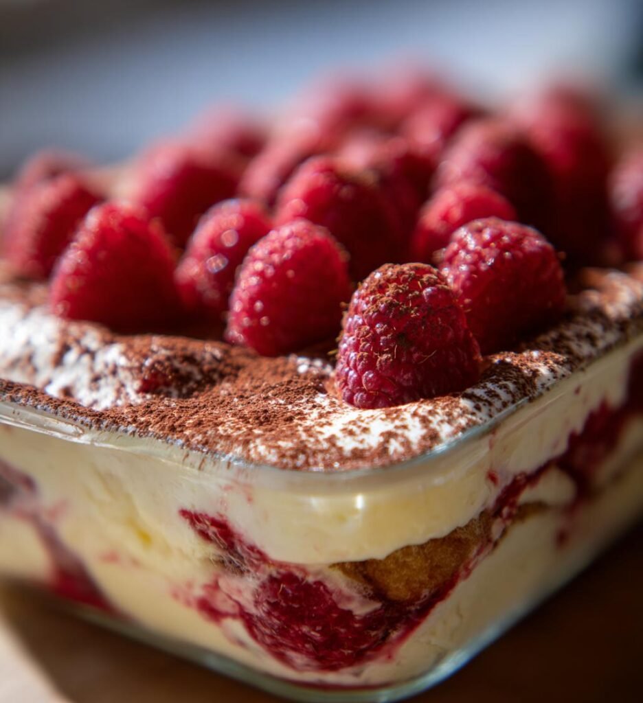 Frambozen Tiramisu (juli versie)