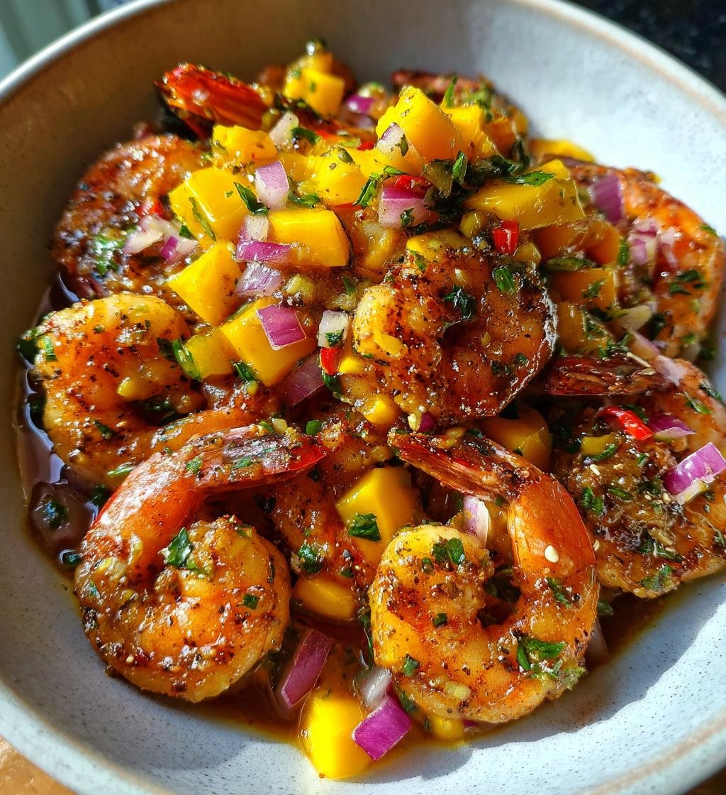 Garnalen Juli Mango Salsa