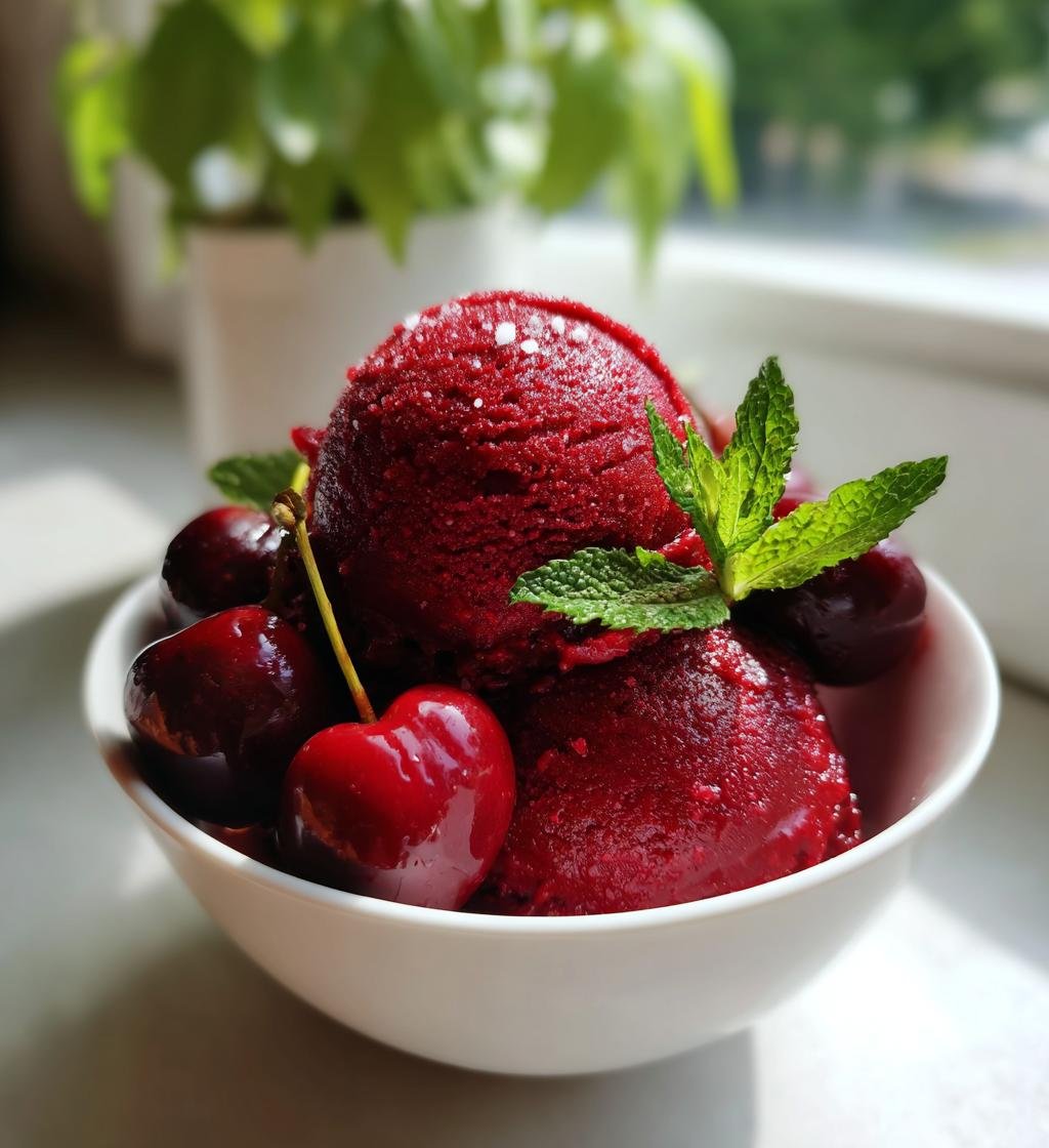 Kersen Sorbet (juli versie)