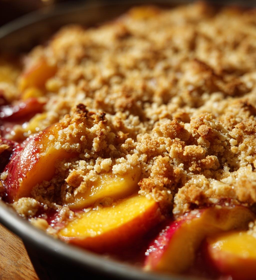 Perzik Crumble (juli versie)
