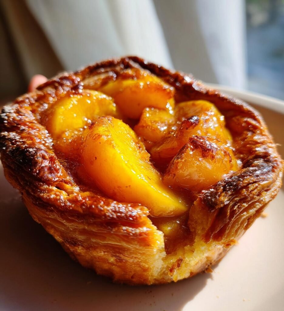 Perzik Tarte Tatin (juli versie)